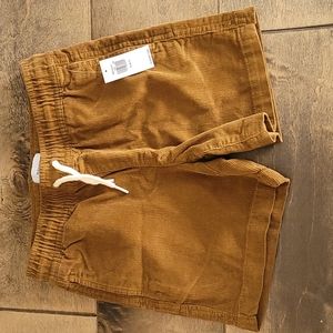 NWT Old Navy Size 6-7 Brown Corduroy Boys Shorts